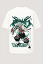 Oversize Wind Hashira Sanemi Demon Slayer Printed T-Shirt - Large Print - Wide Cut