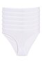 Bamboo Super Traceless Bikini Women's Panties White 6-Pack