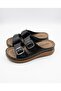 Women's Double Buckle Light Wedge Heel Orthopedic Anatomical Slippers - 2