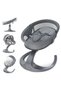 - Soothing Baby Swing Chair - Electric Bouncer with Music & Timer - Grey - 4
