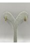 Xuping Gold Classic Zircon Stone Hoop Earrings - 4