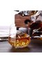 Italian Premium 370ML Aqua Crystal Clear Whiskey Glasses Set of 6 | Sturdy Scotch - Wine Glasses - 2