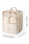 Handheld Mesh Zippered Travel Shoe and Slipper Bag, Suitcase Top Organizer - 6