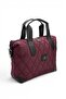 Burgundy - Black Memory Women's Travel Bag Sp1152 - 2