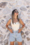 Yellow Snap-Strap Tank Top - 2