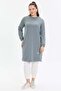 Basic Comfortable Fit Long Women's Tunic - 3