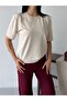 Premium Viscose Crew Neck Comfortable Fit Short Sleeve Flexible Summer Knitwear Blouse - 7
