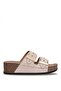 Elit Asern1701S Women's Flat Slippers Beige - 2
