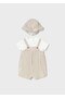 1602 Baby Boy Hat and Overalls