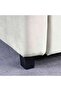 OLYMPIA BASE VELVET WHITE 100X200 CM - 5