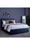 TROJAN HEADBOARD CHANEL NAVY BLUE L-150 : H-125 CM - 6
