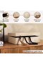 Alyna Embossed Faux Leather Storage Box 36x22x12cm -Beige - 5