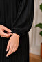 Women's Sandy Viscose Plus Size Pleated Dress - 3