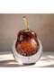 Meva Glass Pear Figurine 11.5x11.5x15cm - Brown