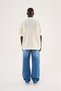 Men's Mchnst m Lettered Knitwear T-Shirt Ecru - 5