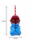 Barista Fan Premium Glass Cold Drink Cup Cute Teddy Bear Cup 550 ml - 4