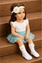 Baby and Children's Knee-High Socks and Daisy Bandana Set - 3