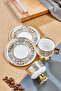 Zerina 2-Person 90 ml Porcelain Coffee Cup Set Ckr4529 - 7