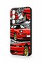 Samsung A55 Compatible Red Supra Patterned Silicone Case - 4