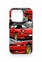 iPhone 15 Pro Compatible Red Supra Patterned Silicone Case - 2