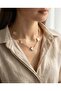 5Li V C Necklace with White Stones - 4