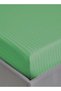 Deep Fitted Bed Sheet +2Pcs Pillow Covers, King/Queen/Double/Single Sizes, Color Green, Depth 30cm - 2