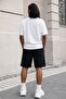 Unisex Oversize Mountain Patterned Shorts Set – Minimal Streetwear Two-Piece Combination - 4