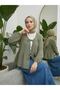 Two-Tie Muslin Tunic-Khaki - 2