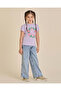 Girls Lilac Printed T-shirt - 2