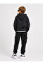Boy's 3 Thread Threaded Hooded Zippered School Sweat G2027-3 - 4