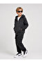 Boy's 3 Thread Threaded Hooded Zippered School Sweat G2027-3 - 2