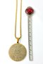 Gold Color Inshirah, Felak and Nas Written Prayer Spiritual Design Twisted Chain Stainless Steel Necklace - 3