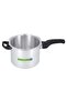 3L Aluminium Pressure Cooker Heavy Duty Induction Compaitable Uniform Heating Convenient To Use High Quality Aluminium Silver - 5