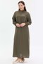 Zipper Detailed Pocket Detailed Comfortable Fit Long Dress Women - 2