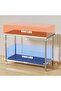 Stainless Steel Table, 48 in x 24 in Commercial Prep Work Table with Adjustable Undershelf and Pre-installed Feet, 2 Tier Metal Table for Restaurant, Home, Kitchen, Garages and Outdoor - 3