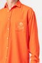 Tranquil Long Sleeve Embroidered Oversize Shirt with Pocket Detail - 2
