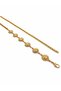 Women's Gold Chain Belt – Metal Waist Belt with Sun Figure – Dress and Tunic Accessory