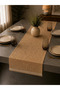 قماش إيتامين مخطط باللون الأبيض من الكتان، مفرش طاولة مربع الشكل