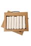 Set of 7 100% Cotton Combed Cotton Baby Mouth Wipes - Ecru Color - 20X20 cm - 2