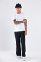 Modal Blend Wide Leg Men's Sports Sweatpants with Zipper Pockets - 2