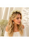 Ecru Hydrangea Floral Crown Boho Bridal Crown Wedding Crown Nikah Crown Henna Crown Festival Hair Accessory Handmade Flower Crown - 3