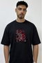 Berserk Guts_8 Design Printed Oversize Black T-Shirt