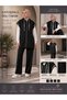 Women's Triple Sportswear Vest and Comfortable Fit Pants Hijab Set - 3
