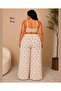بنطلون صيفي من القطن بنمط الكرز من قماش الموسلين المريح والمنحني والمسامي مقاس كبير (XL-3XL) - 2