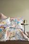 Luvia Double 100% Digital Cotton Satin Duvet Cover Set