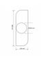 Tor Single Travertine Marble Opal Glass Globe Wall Sconce Modern Lamp Including G9 Bulb - 8