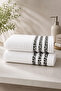 2-Piece Bath Towel Set Leopard 70X140 cm