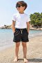 Boy's Swim Shorts Pool Swimsuit M00836 Black - 2