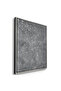Abstract Geometric Network Islamic Wall Art | Framed Canvas Print with Silver Foil Embossed | Luxury Modern Decor for Living Room, Bedroom, Office & Gift - 3