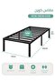 Metal Bed Frame, 90 CM Heavy-Duty Full Platform Bed Frame, No Box Spring Needed, Easy Assembly, Noise-Free, Sturdy Mattress Foundation, Underbed Storage Space - 6